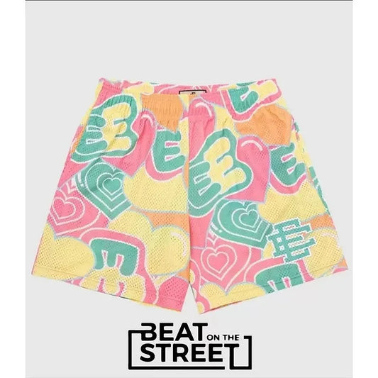 EE Beach Sports Shorts Heart Light Yellow