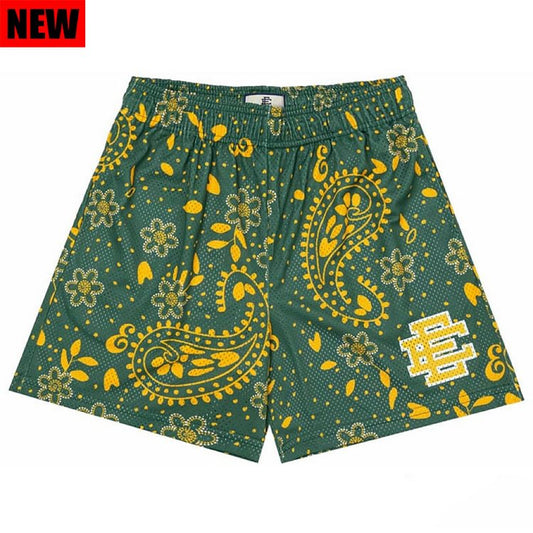 EE Basic Short Green Paisley