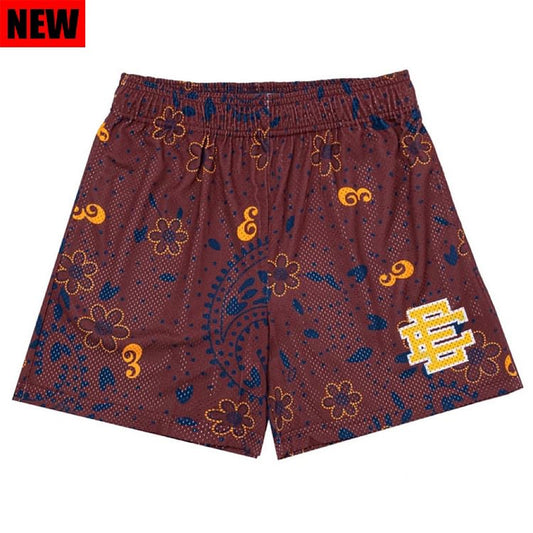 EE Basic Short Red-Brown Paisley