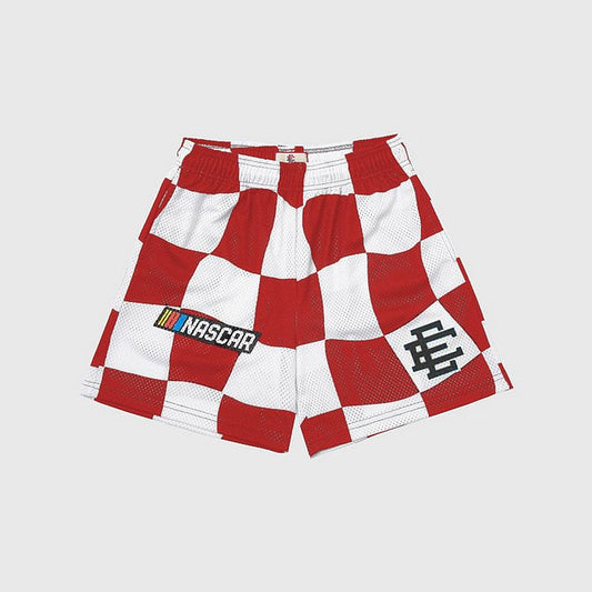 EE Shorts Red And White Lattice