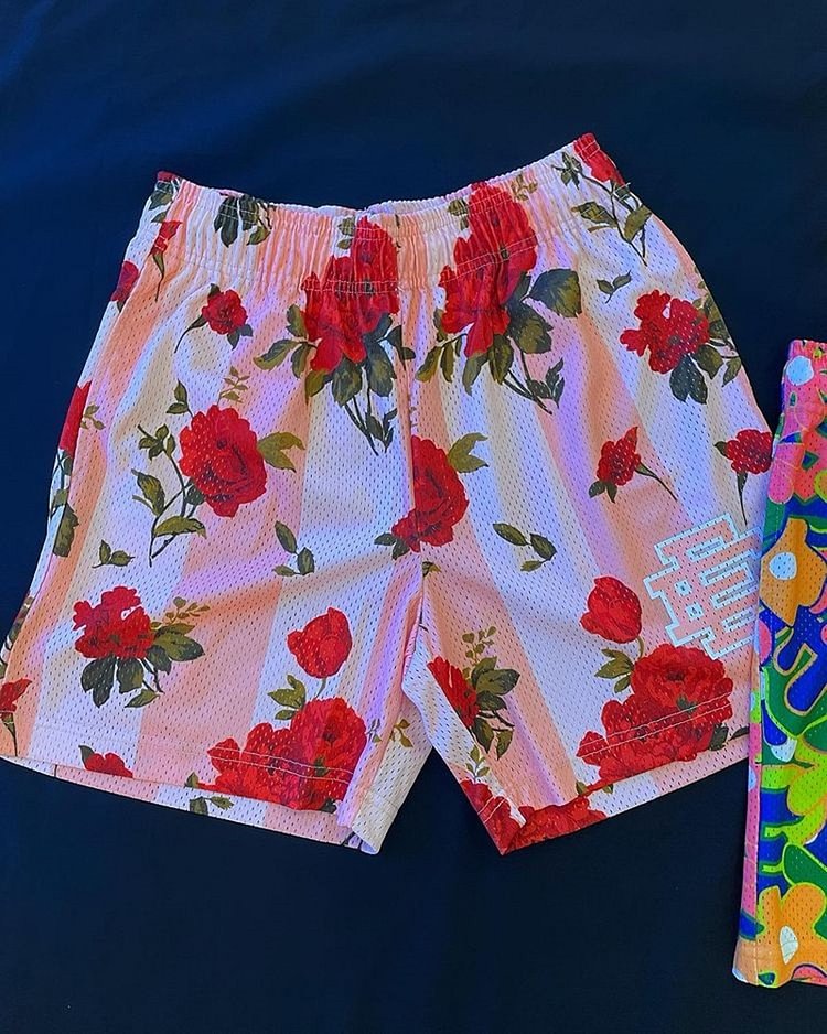 EE Mesh Short Red Rose-Pink